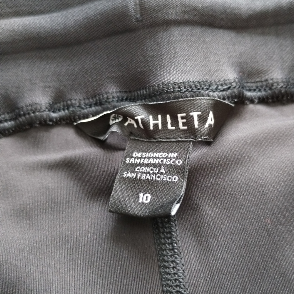 Like New! Athleta Trekkie Skort Black Sz 10 - large - Picture 12 of 13